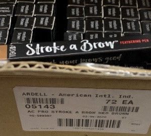 Ardell Beauty Stroke a Brow Feathering Pen, Medium Brown