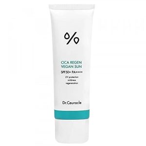 Dr.Ceuracle Cica Regen Vegan Sun 1.69fl.oz | Lightweight texture sunscreen, Cica sunscreen, Vegan sunscreen