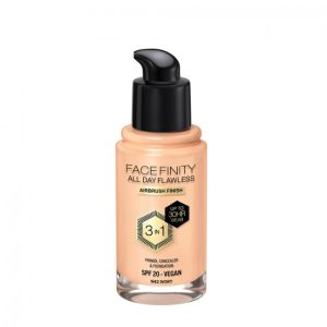 Max Factor Facefinity 3-in-1 All Day Flawless Liquid Foundation, SPF 20-42 Ivory, 30 ml