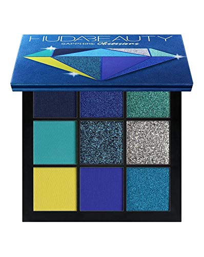Exclusive New HUDA BEAUTY Obsessions EYESHADOW Palette (Sapphire)