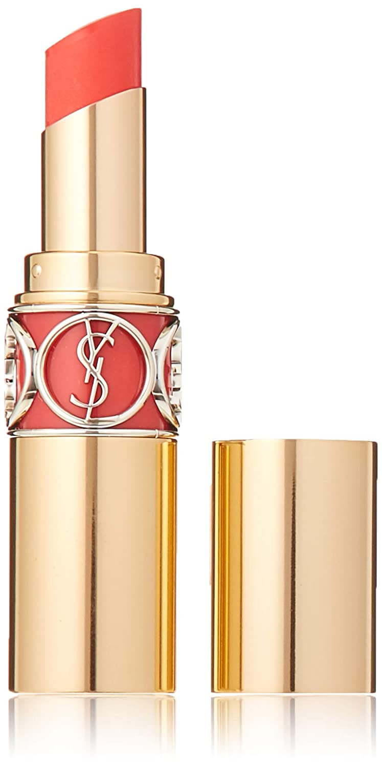 ''Yves SAINT Laurent Rouge Volupte Shine Lipstick No.12 Corail Incandescent for Women, 0.15 Ounce''
