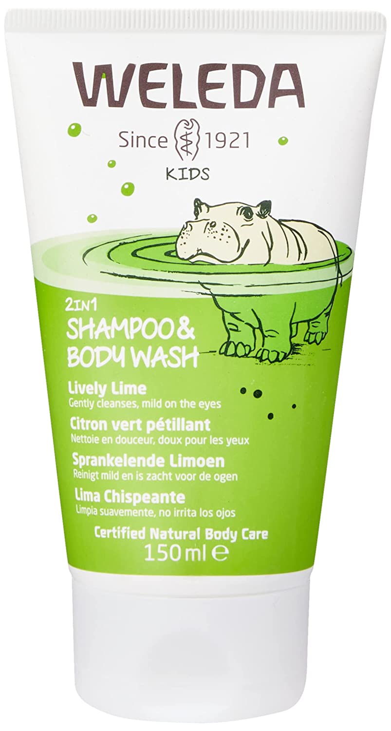 Weleda Kids 2-in-1 Lively Lime SHAMPOO & Bodywash 150ml