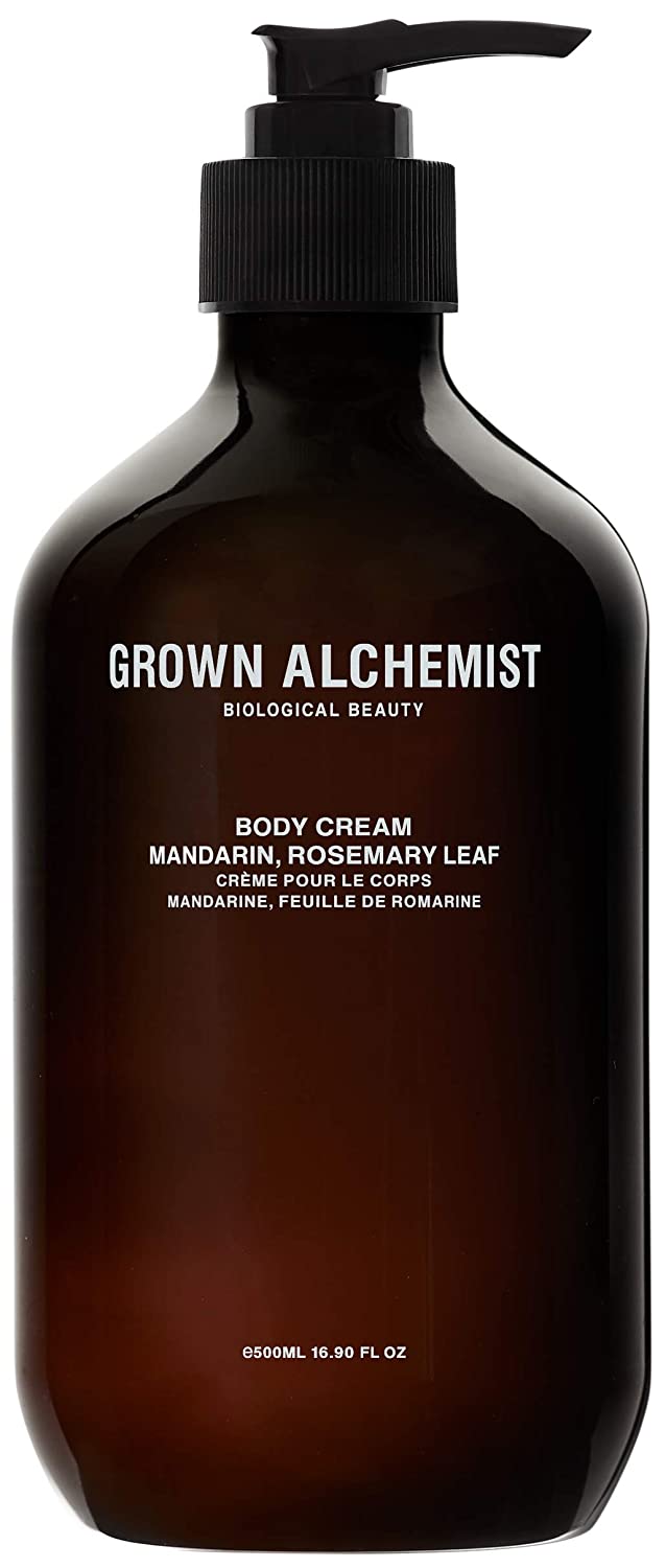 Grown Alchemist Body Cream - Mandarin & Rosemary - Shea Butter Moisturizer with VITAMIN C & Jojoba O