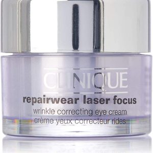 Clinique Repair Wear Laser Focus Wrinkle Correcting Eye Cream for Unisex, 0.5 Ounce