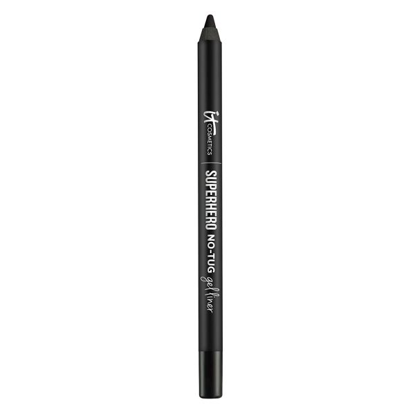 IT Cosmetics Superhero No-Tug Gel Eyeliner, Super Black (Intense Ultra-Black) Waterproof, Blendable Formula - Sharpenable Pencil - 0.042 oz