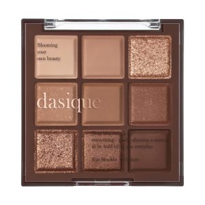 dasique Shadow Palette #11 Chocolate Fudge l Cruelty-Free l 9 Blendable Shades in Smooth Matte and Shimmer Finishes with Gorgeous Pearls