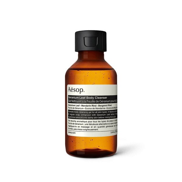 Aesop Geranium Leaf Body Cleanser | 3.4 fl oz | Paraben, Cruelty-free & Vegan