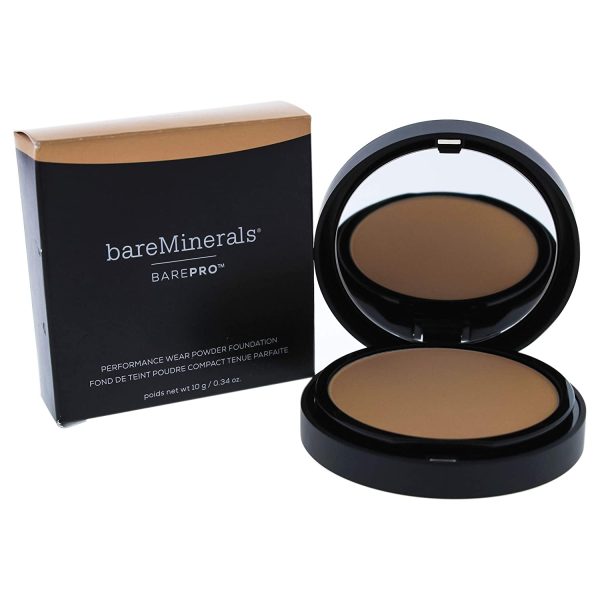 bareMinerals pro Performance Wear Powder Foundation, Silk, 0.34 Ounce