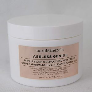bareMinerals Ageless Genius Firming & Wrinkle Smoothing Neck Cream, 6 Ounce, Multi