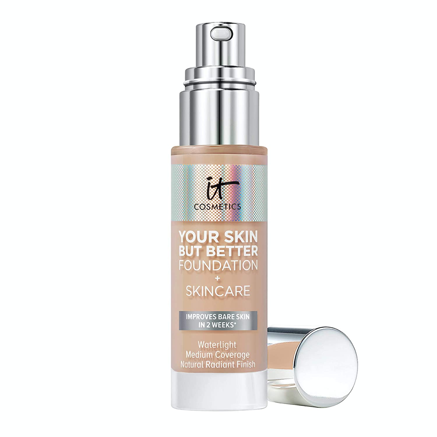 ''IT COSMETICS Your Skin But Better Foundation + Skincare, Light Neutral 22 - Hydrating Coverage - Mi