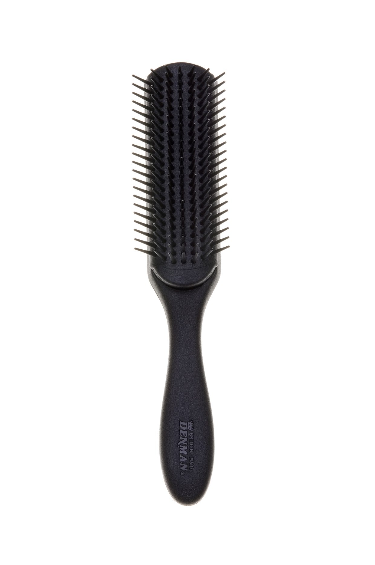 ''Jack Dean by Denman Curly HAIR Brush D3 (All Black) 7 Row Styling Brush for Detangling, Separating,