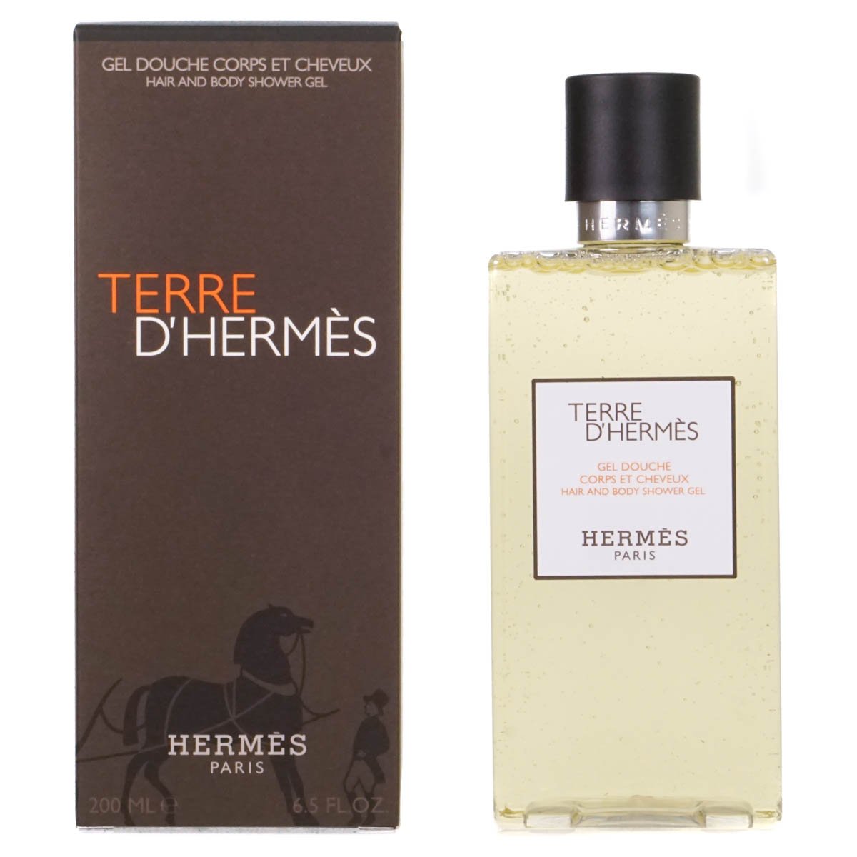 ''Hermes Terre d'Hermes for Men HAIR and Body Shower Gel, 6.8 Ounce''