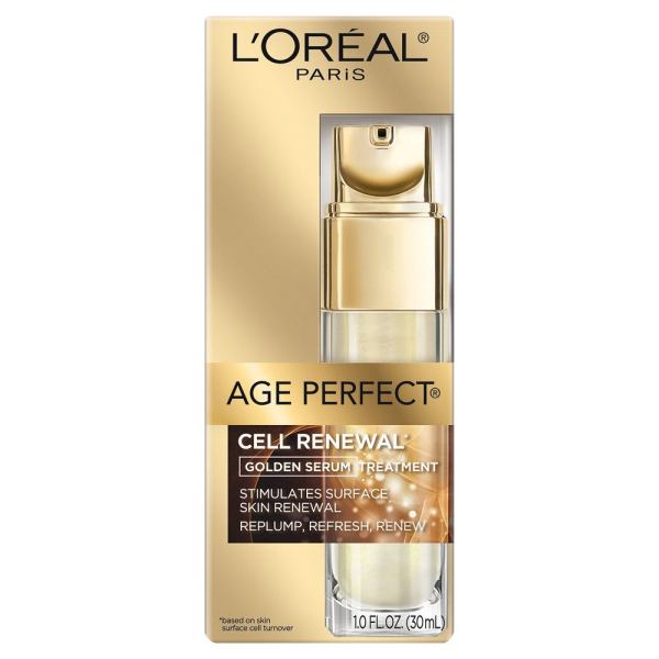 (Pack of 2) L'Oreal Paris Age Perfect Cell Renewal Golden Serum, 1 Fluid Ounce