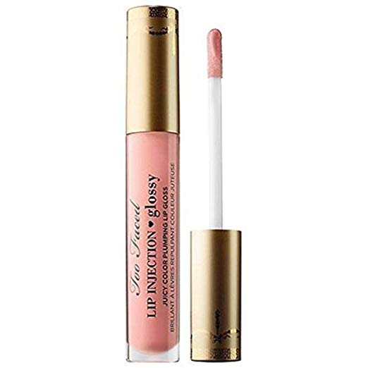 Too Faced LIP Injection GLOSSy Juicy Color Plumping LIP GLOSS in Angel Kisses (Pale Pink) 0.14 FL OZ