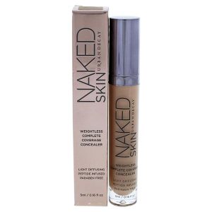 Urban Decay Naked Skin Weightless Complete Coverage Concealer, Medium Light Neutral, 0.16 Ounce x 120