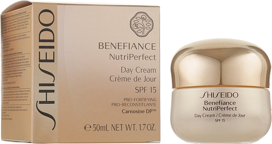 Shiseido Benefiance NutriPerfect Day Cream SPF15 PA++ SUNSCREEN