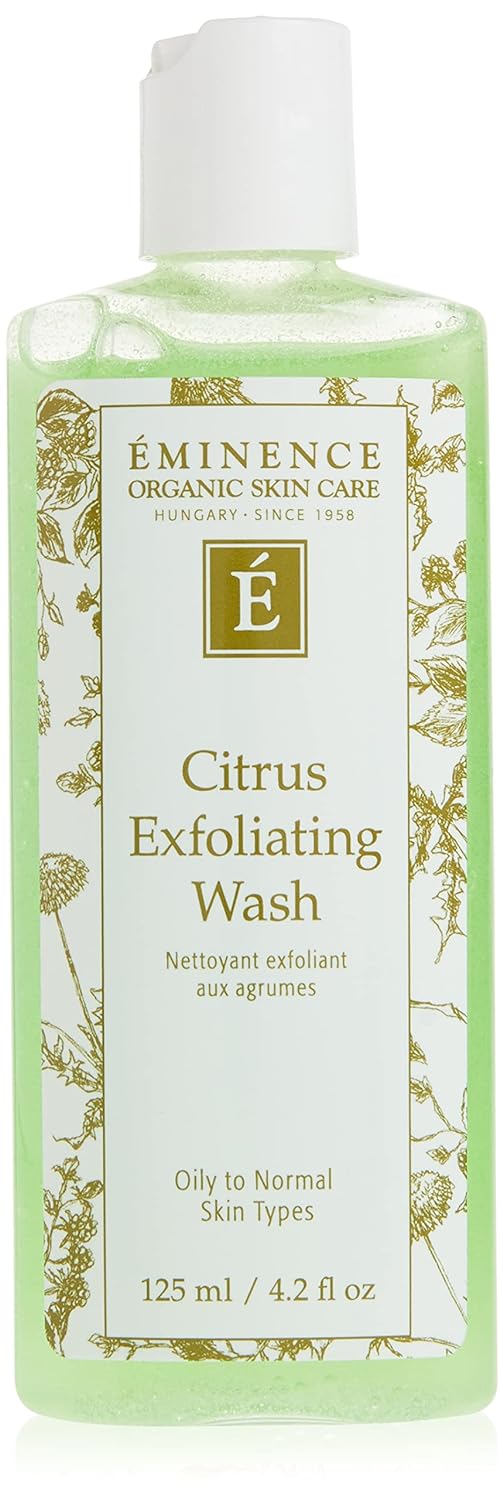 ''Eminence Organic Skincare Citrus exfoliating wash 4.2oz, 4.2 Ounce''