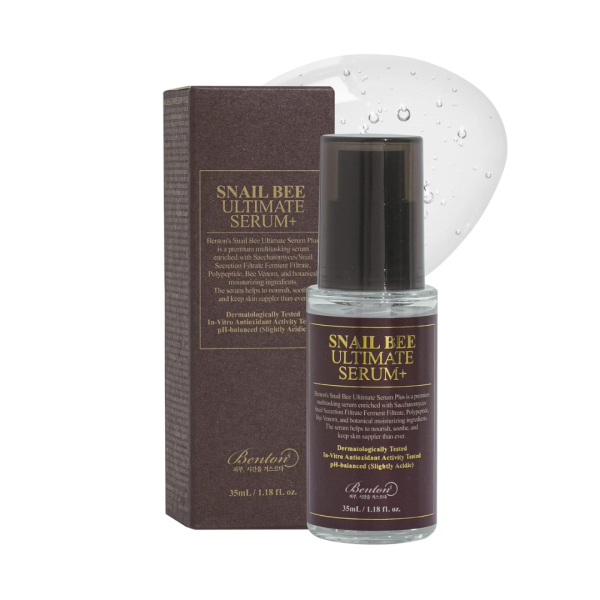 Elevate your skincare routine with our newest arrival, BENTON Snail Bee Ultimate Serum Plus, delivering intense hydration and soothing relief