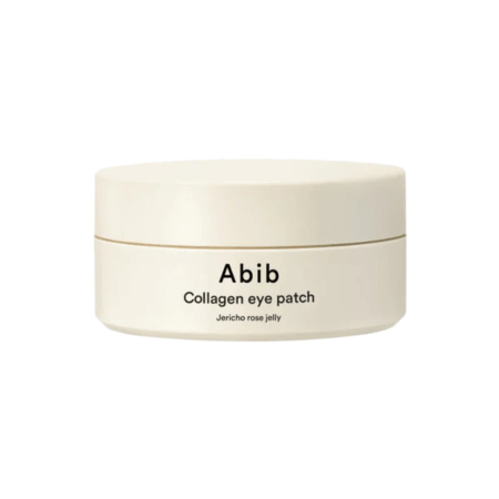 Abib Collagen Eye Patch Jericho Rose Jelly (60 Patches) Vegan Collagen, Transparent Hydrogel Under Eye Mask for Sensitive Plumper Skin