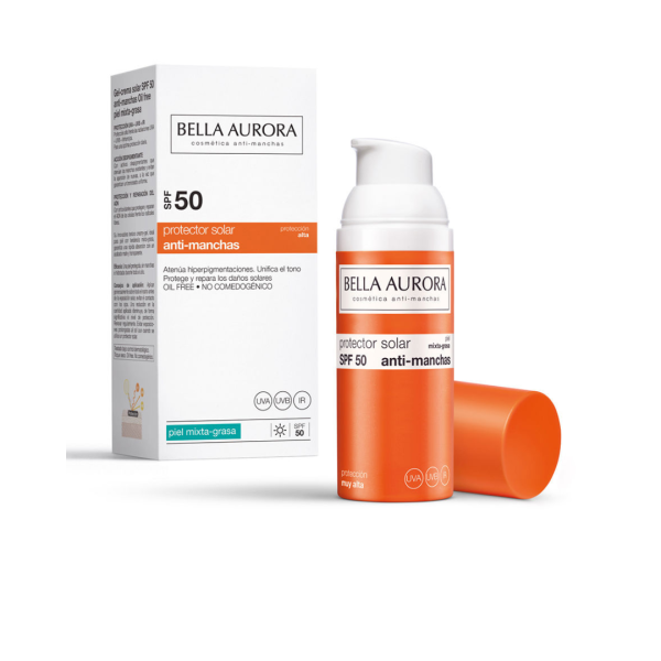 BELLA AURORA GEL SOLAR SPF 50 ANTIMANCAS PIEL MIXTA-GRASA
