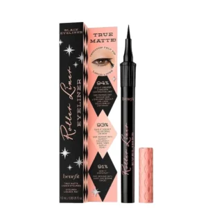 Benefit Roller Liner True Matte Liquid Eyeliner, Black, 0.03 Fl Oz